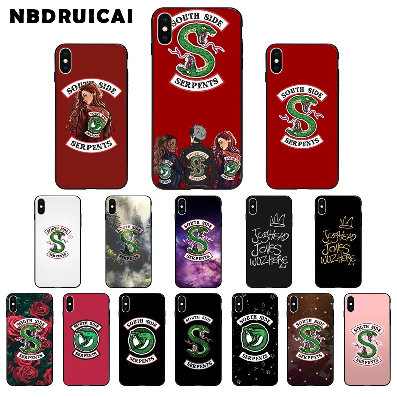 NBDRUICAI Riverdale South Side Serpents Snake высококачественный чехол для телефона iPhone 11 pro XS MAX 8 7 6 6S