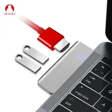 Док-концентратор Snowkids type C для MacBook Pro MacBook Air HDMI USB3.0 USB C портами расширительный разветвитель