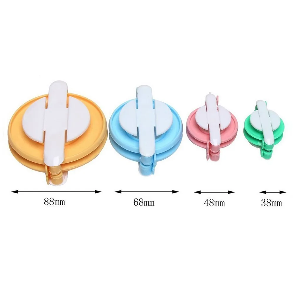 

4 PC New Wool Pompom Ball Maker Pompon Maker Knitting Tool Embroidery Tool DIY Tool Woven Plastic Hair Ball Maker