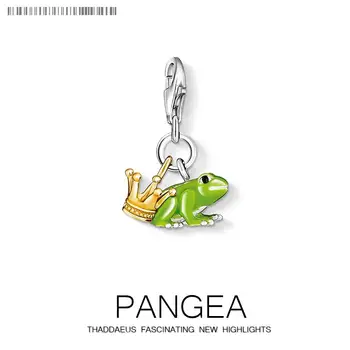 

Pendentif Argent Frog Charm Crown & Animal Pendant Fit Designer Fashion Bracelet Bangle Diy 925 Sterling Silver Jewelry