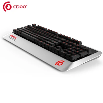 

CIDOO professional mechanical keyboard 104 key full button no punch game keyboard waterproof RGB backlight for PC laptop esport