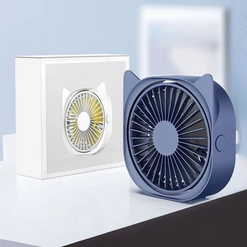 

3 Speed Mini USB Desktop Fan Personal Portable Cooling Fan with 360 Rotation Adjustable Angle for Office Household Traveling