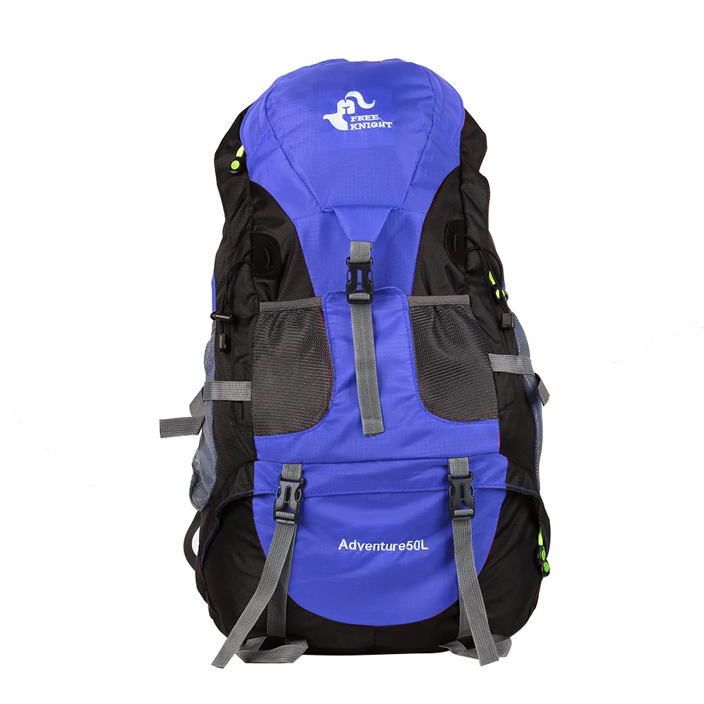 50L Outdoor Backpack Climbing Mountain Camping Riding Travel Waterproof Bag Men