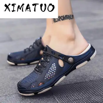 

2020 New Men Sandals Summer Flip Flops Slippers Men Outdoor Beach Casual Shoes Cheap Male Sandals Water Shoes Sandalia Masculina