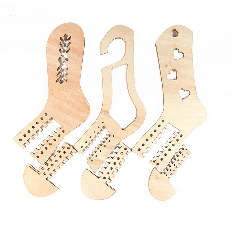 2pcs Wooden Sock Blocker Stretchers Stocking Display Handmade Hand Knitting Mold Tool Weave Yarn Handicrafts Gift For Knitters | Дом и сад