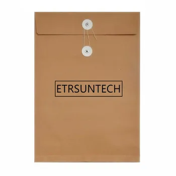 Price 300pcs/lot Large Kraft Paper A4 Document Bag A4 File Folder Envelope For Office Storage