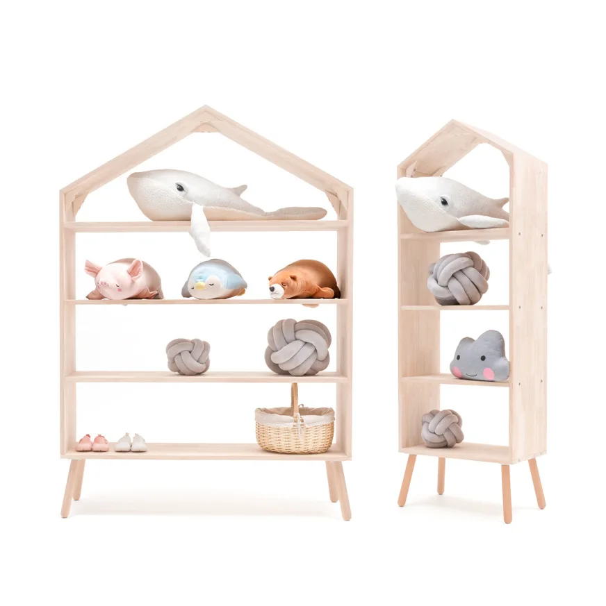 

INS Northern European-Style CHILDREN'S Clothing Store Shelf Storage Shelf Bookshelf Display Showing Stand Children Put Sample Sh