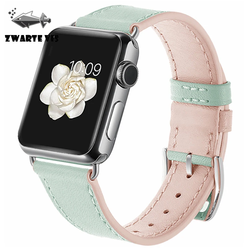 Женский ремешок для Apple Watch, модный кожаный ремешок для Apple, умный ремешок 44mm42mm40mm38mm, кожаный ремешок для Apple Watch, аксессуары для Apple