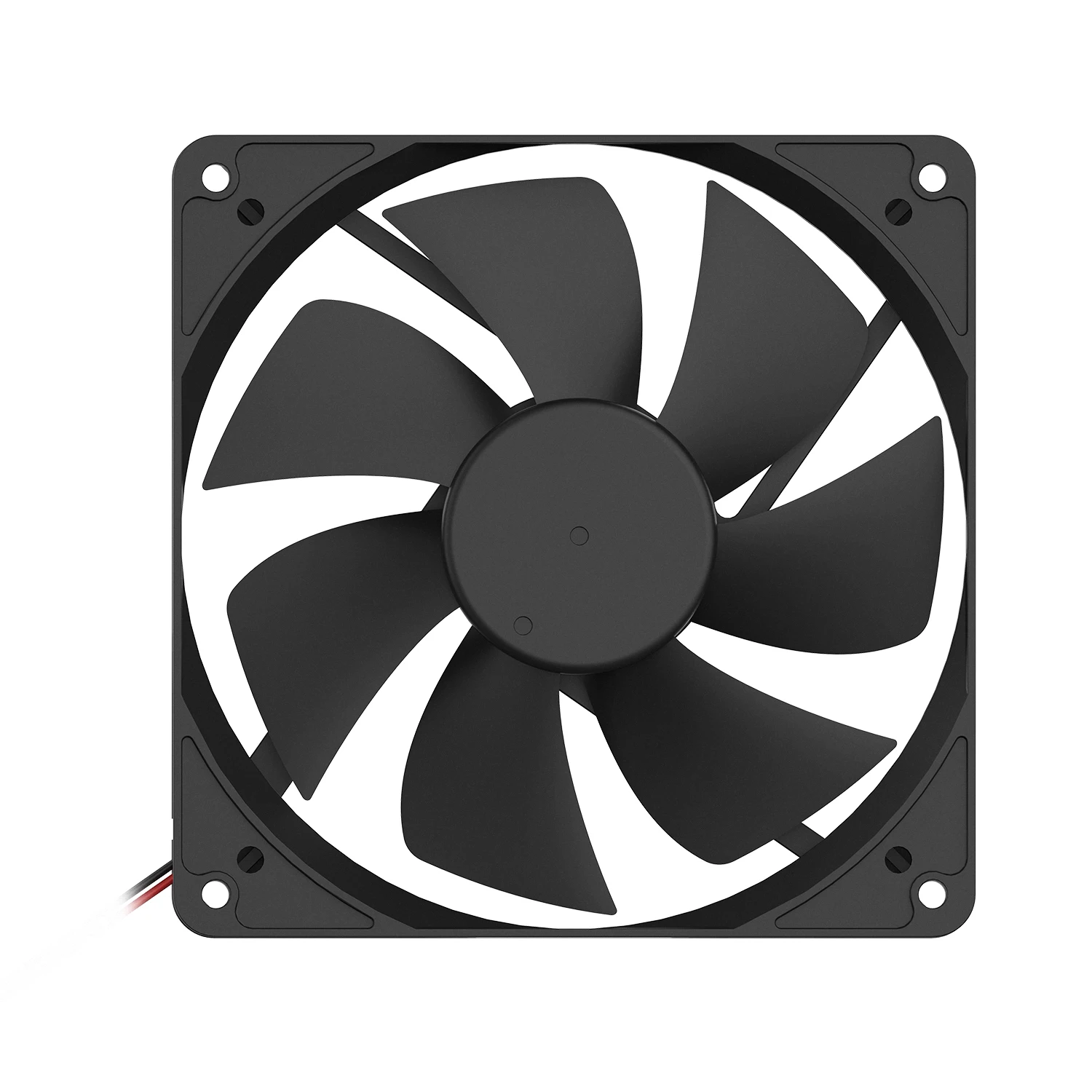 Caixa do Computador Ventilador de Refrigeração Bola Duplo Ventilador Cooler Servidor Btc pc Ventilador de Refrigeração 120x120x25 mm dc 5v 12v 24v 48v 12 Centímetros 120 Milímetros - Imagem 2