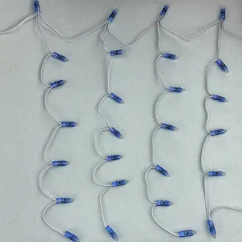 

Addressable 105nodes/set/7nodes*15 drops LED RGB full color Icicles string;DC12V WS2811;all white wire;IP68;xConnect pigtails