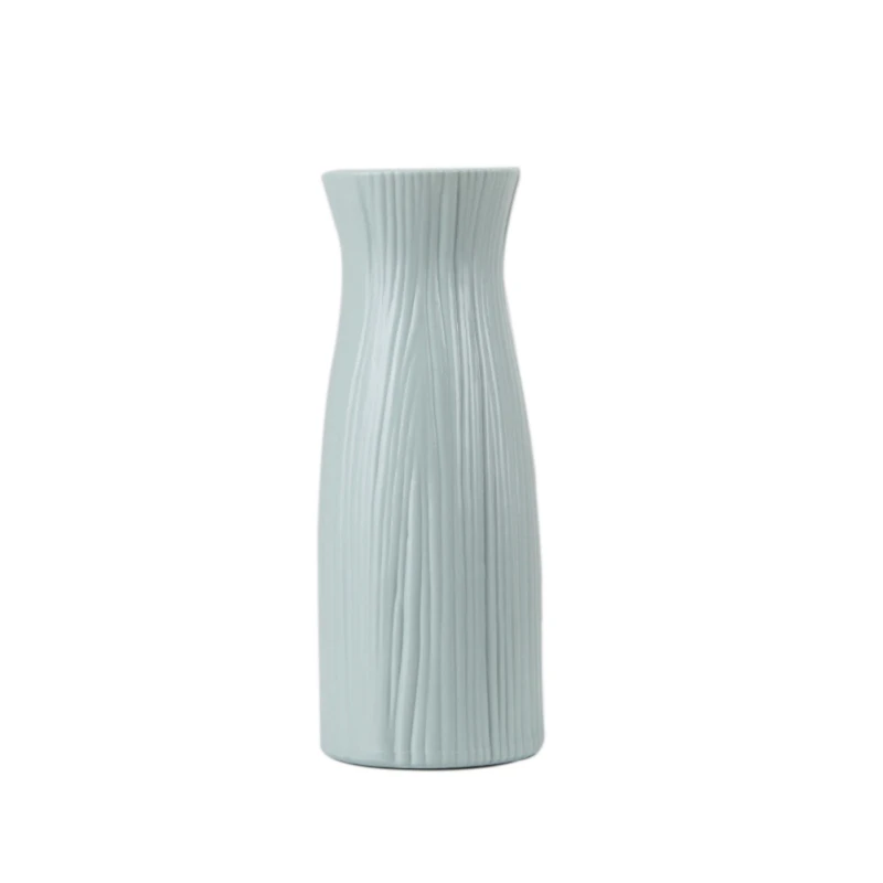 New Nordic Style Origami Plastic Vase Imitation Ceramic Flower Pot Mini Bottle Flower Basket Flower Vase Decoration Home - Цвет: RL1265A