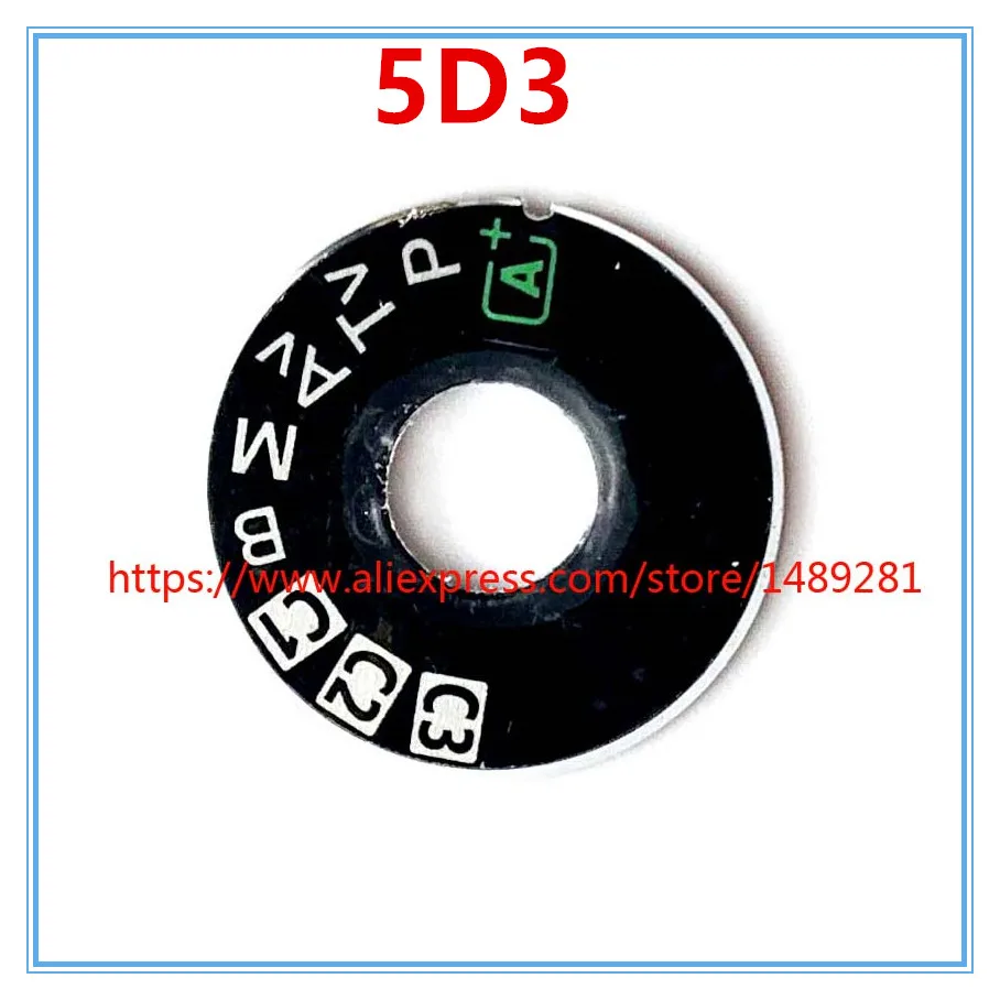 NEW Top Cover Function Dial Model Button Label for Canon EOS 5D Mark III / 5D3 5DIII Top Function Digital Camera Repair Part