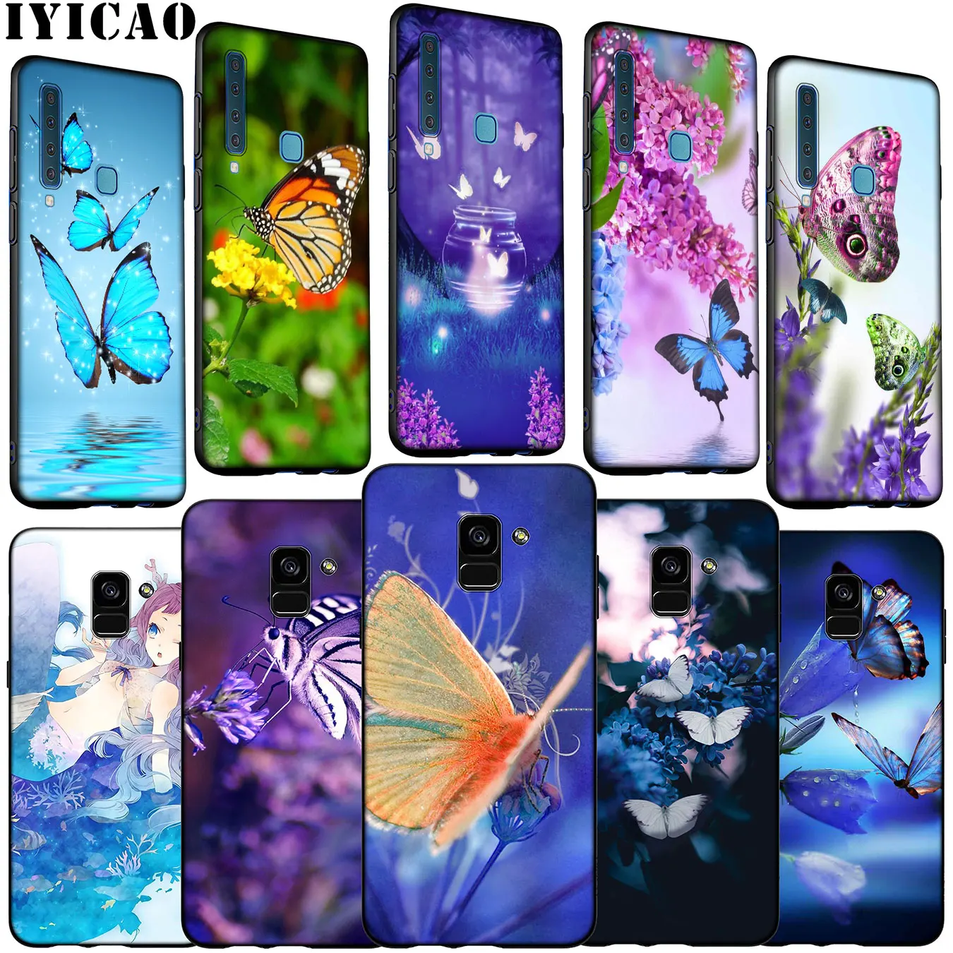 Милый мягкий силиконовый чехол для телефона Samsung Galaxy A6 A7 A8 A9 2018 A3 A5 2016 2017 Note 9 8 10 Plus |