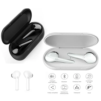 

Tws Bluetooth 5.0 Earphones IPX5 HiFi Wireless Sport Earbuds Music Handsfree headset with Mic & Charging Box For Smart phone