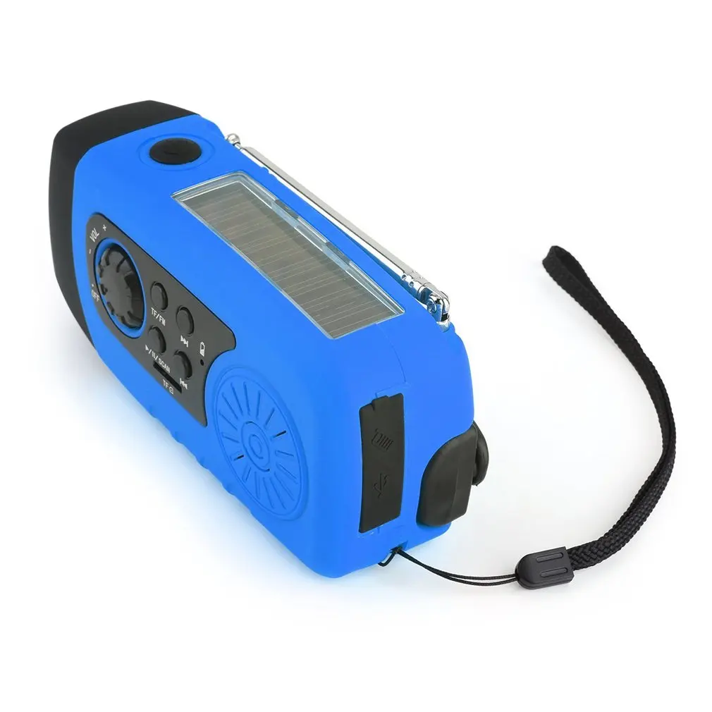 Портативный наружный Многофункциональный перезаряжаемый MP3 аудио музыкальный плеер FM радио фонарик громкоговоритель