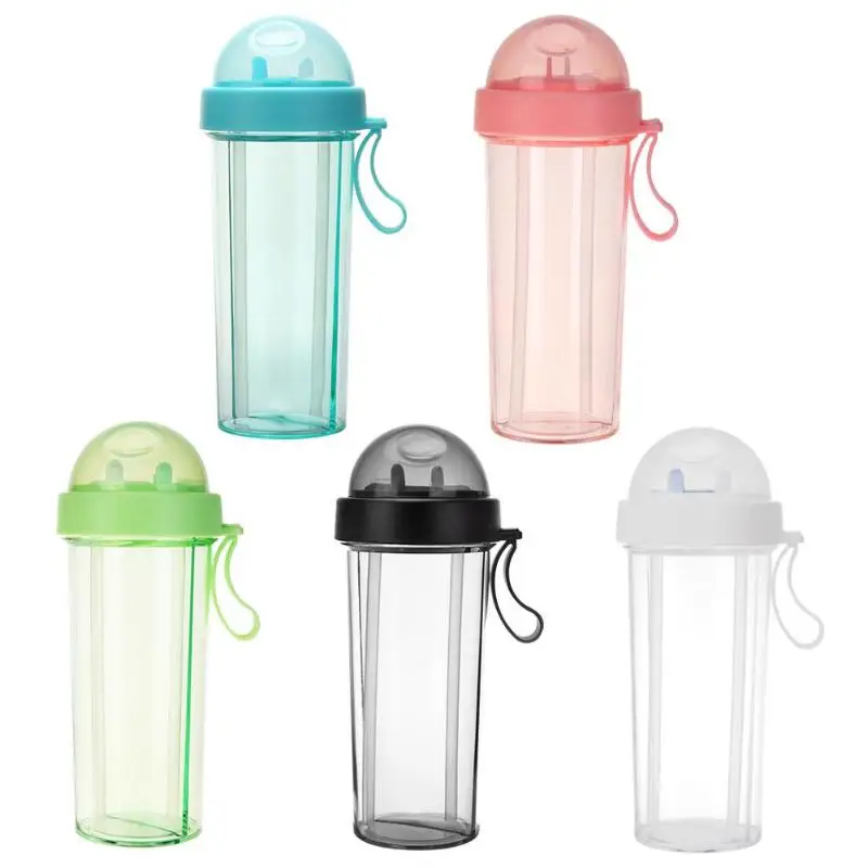 

Water Drinking Bottle for Water Bottle with Straw Creative Fitness Dual-use Water Bottles Flask for Girl