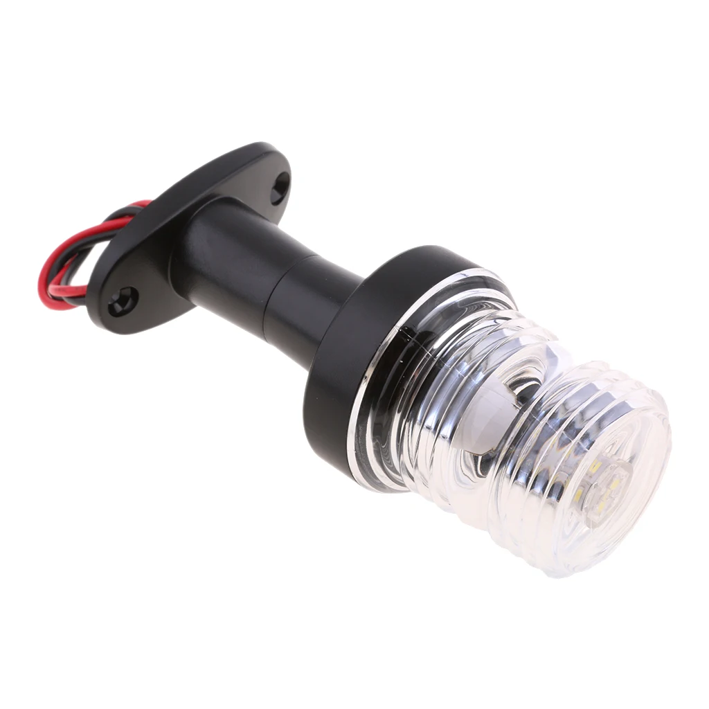Boat Yacht All Round Anchor 360 Degree LED Daylight White Navigation Light Splashproof 5 inch,  12V