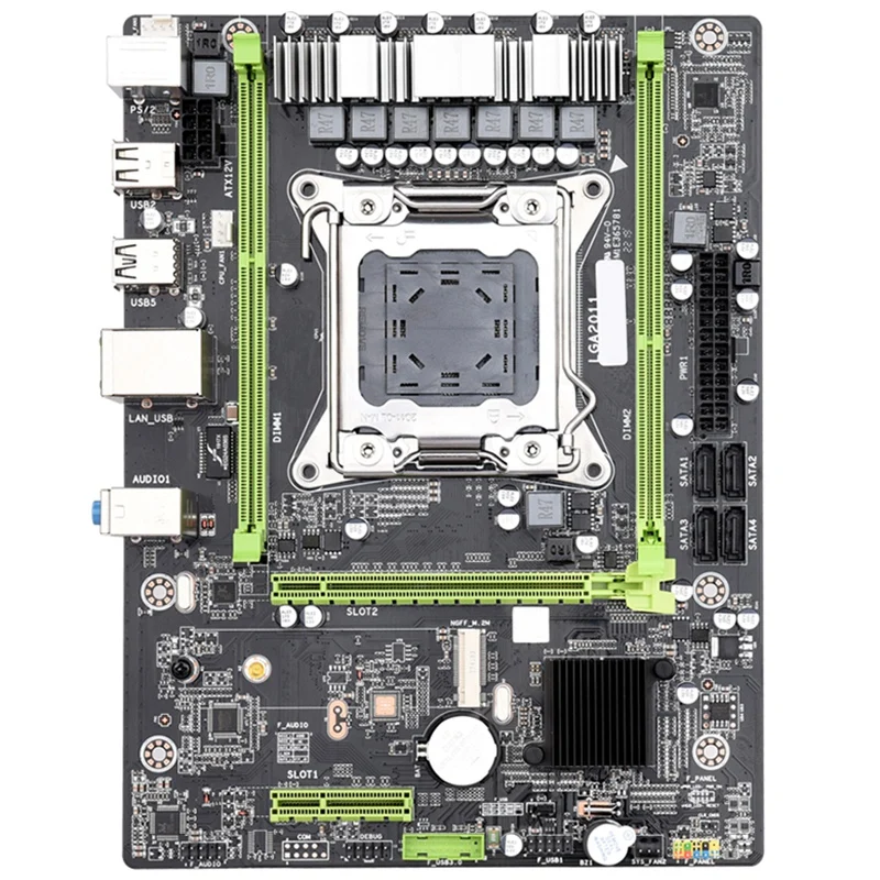 

X79 M2 Motherboard Lga2011 Atx Usb2.0 Sata 3 Pcie Nvme M.2 Ssd Support Reg Ecc Memory and Xeon E5 Processor