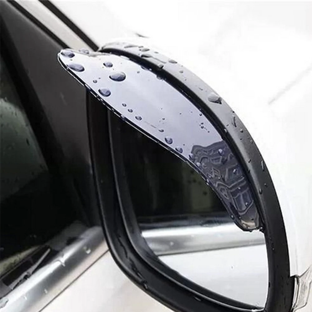 2pcs PVC Car Rear view Mirror sticker rain eyebrow for Chery Fulwin QQ Tiggo 3 5 T11 A1 A3 A5 Amulet M11 Eastar Elara | Автомобили и