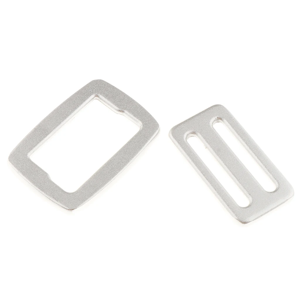 

1 Pair Climbing Safety Harness Webbing Belt Buckle Snap Fastener Clip Alloy