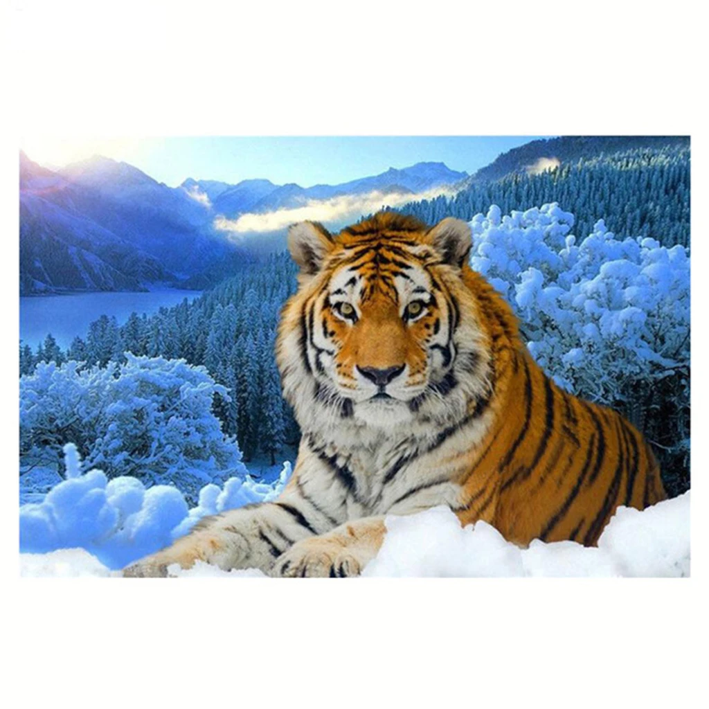 Animal Series 5D DIY алмазная живопись полная круглая дрель животный пейзаж мультфильм X-mas Вышивка крестом украшение для дома - Цвет: Светло-серый