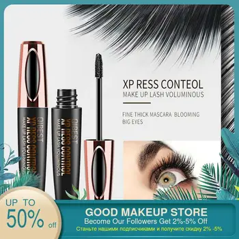 

4D Silk Fiber Eyelash Mascara Magic Extension Makeup Black Waterproof Eye Lashes