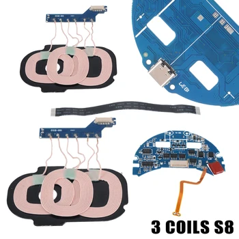 

QI certification standards 3 Coils S8 Type-c For Huawei Mate 20 pro Qi Wireless Fast Charging Charger DIY PCBA Circuit Board