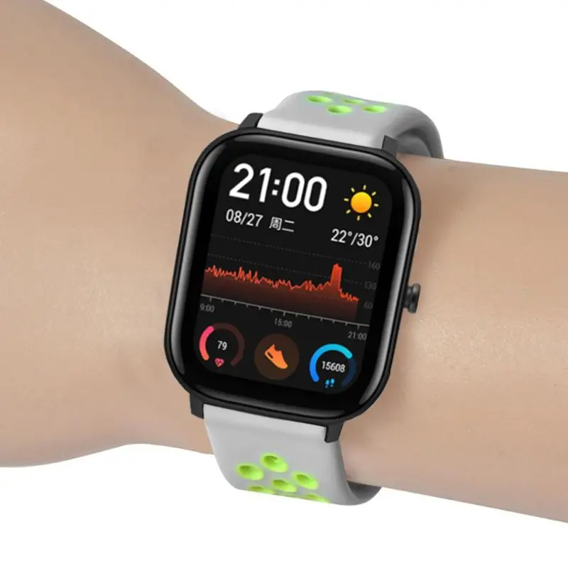 Мягкий силиконовый ремешок для наручных часов для Xiaomi Huami Amazfit GTS/GTR 42 мм часы