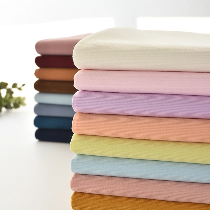 145*50cm/Pcs 재고 있음 도매 고품질 코튼 코듀로이 원단 드레스 의류 코듀로이 셔츠 원단