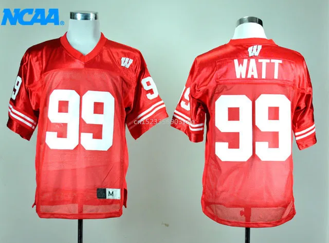 Новое поступление, высокое качество, J.J Watt#99, футболки для колледжа, ограниченная серия, майки, S-XXXL