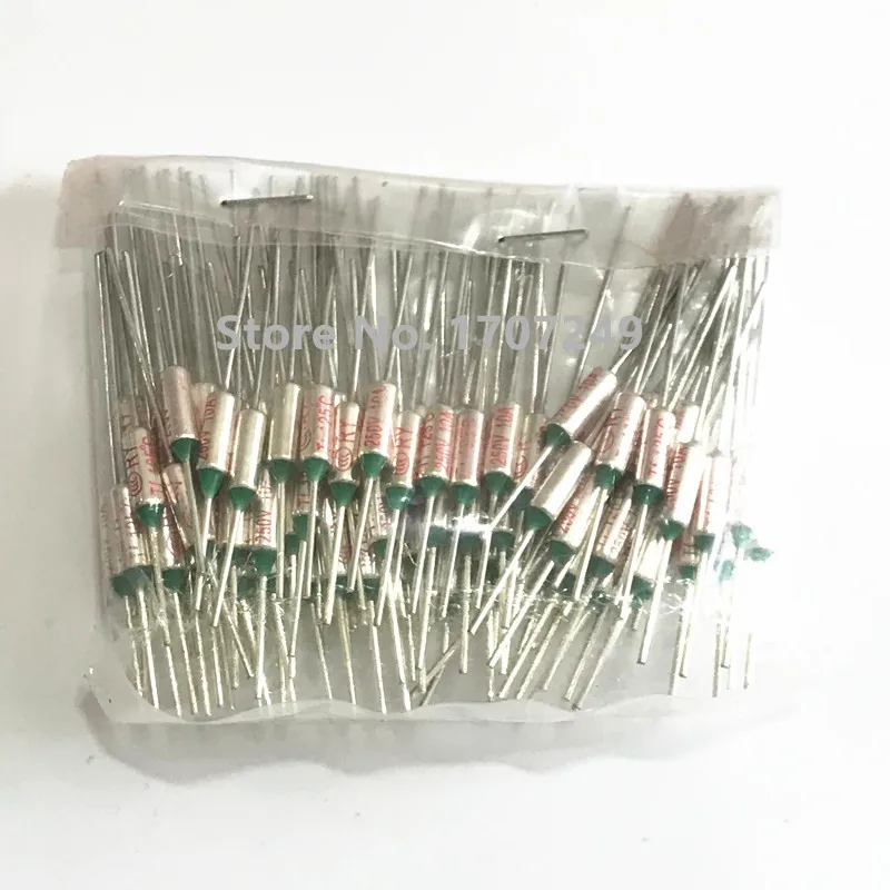 100Pcs TF Thermal Fuse RY 10A/15A 250V Metal Thermal Fuse Temperature