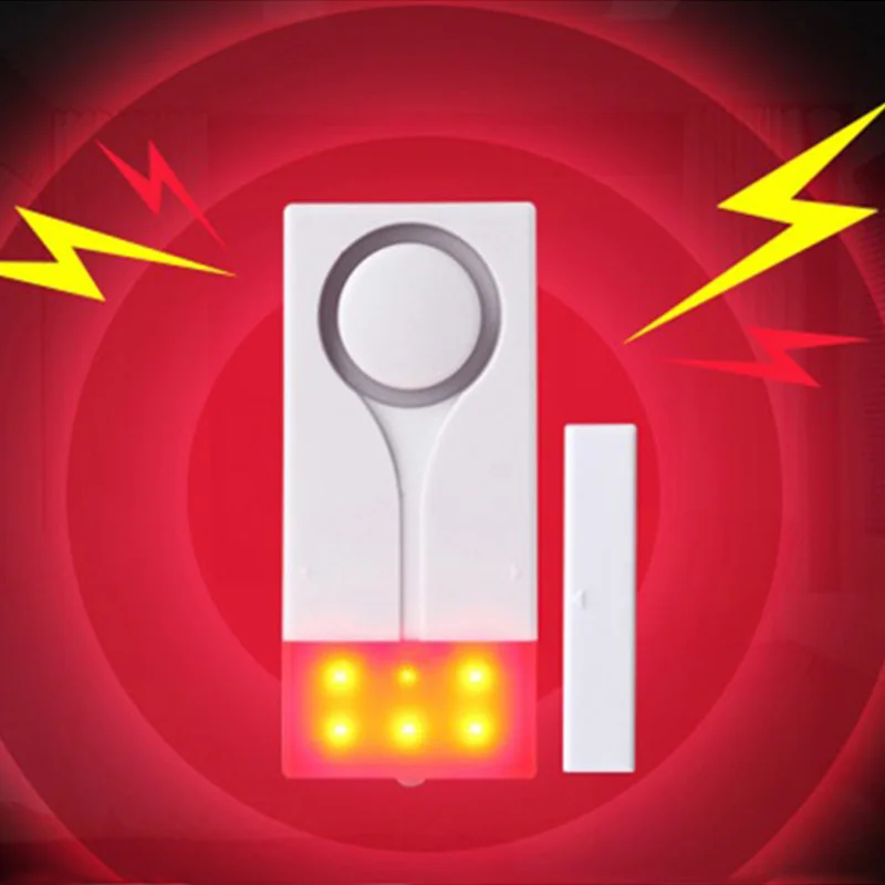 Домашняя охранная сигнализация Rood Flash со звуковым окном магнитный датчик двери
