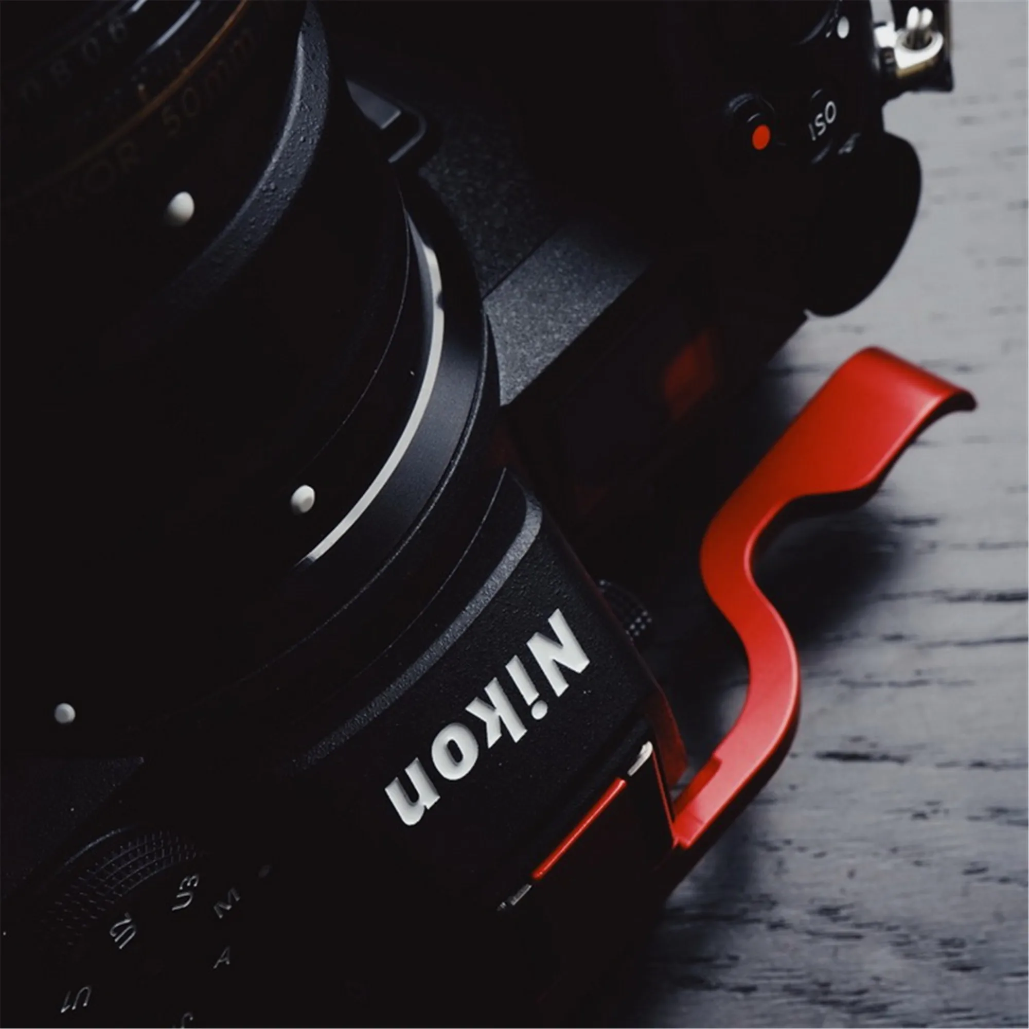 Для Nikon Z6 Z7 алюминиевый большой палец вверх металлический упор для большого пальца защитная накладка Горячий башмак Крышка
