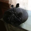 Sinamay-Sombrero de ala grande para mujer, tocado de boda, fiesta, iglesia, tocado, accesorios para el cabello de flores formales ► Foto 3/6