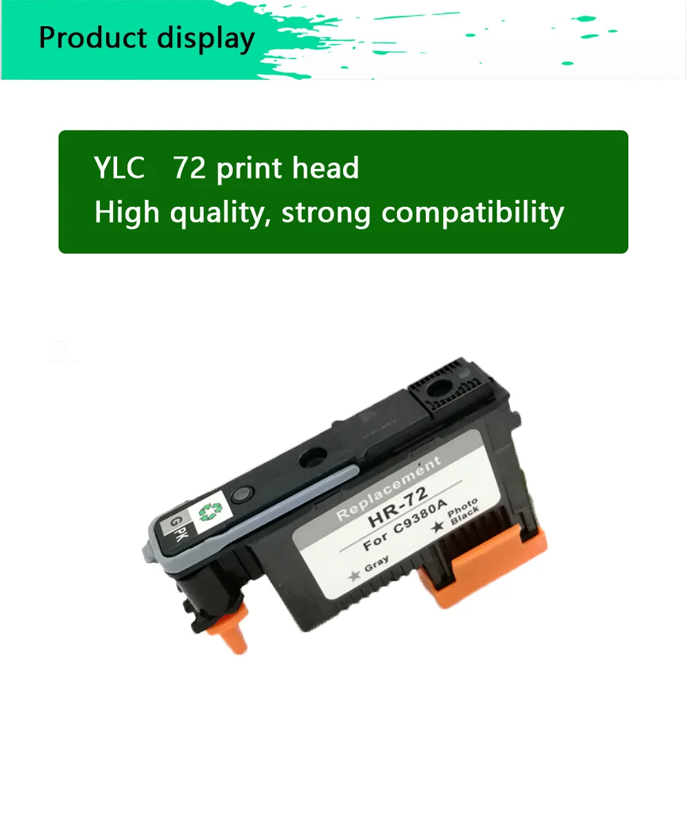 GY/PBK совместимый для hp 72 Печатающая головка C9380A C9383A C9384A для hp DesignJet T1100 T1120 T1120ps T1300ps T2300 T610 T770 T790 T795