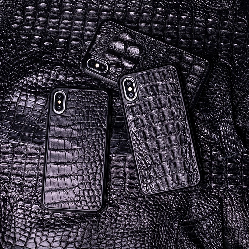 Лаковый чехол для телефона с крокодиловой текстурой для IPhone X XS Max XR для Apple 5 5S SE 6 6S 7 8 Plus защитный чехол для телефона