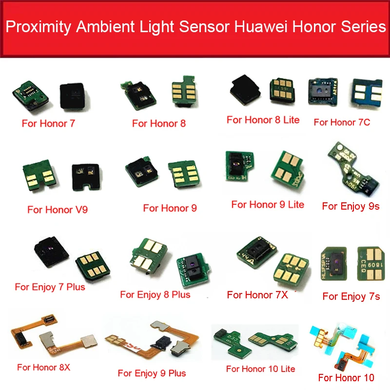 Легкий датчик приближения окружающий гибкий кабель для Huawei Honor Enjoy 7 7s 7X 8 8X 9 9s V9 10