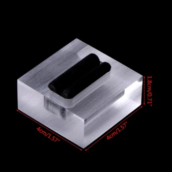 

Clear Acrylic Ring Display Stand Jewelry Store Showcase Holder Storage Organizer 634D