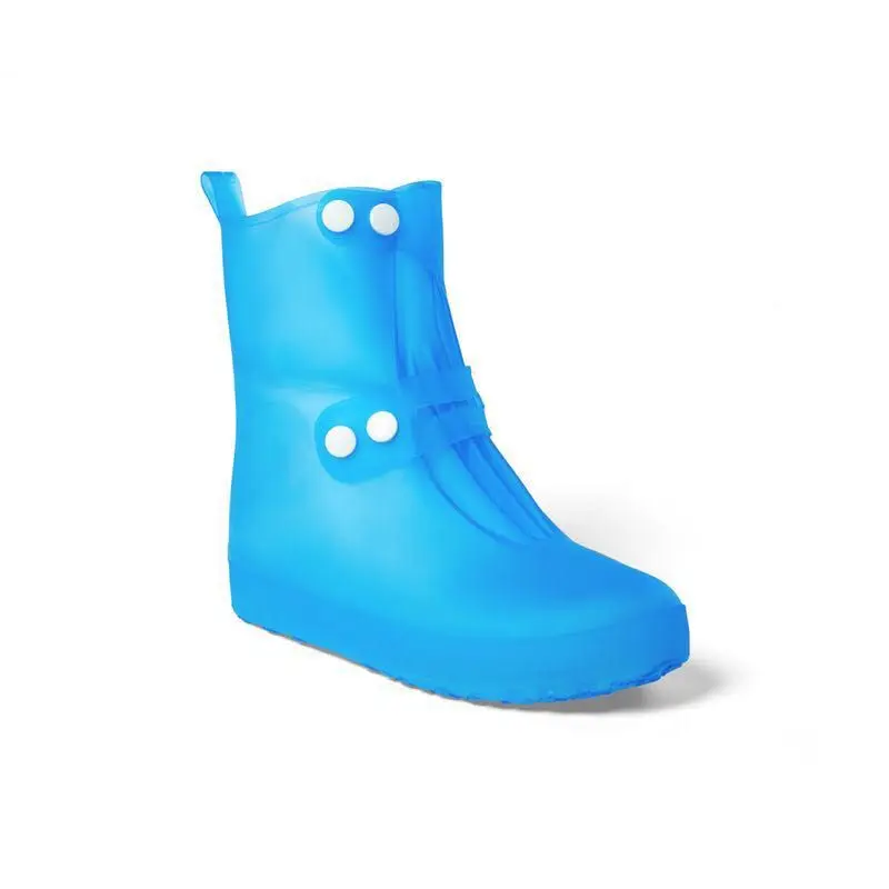 1 пара Многоразовые водонепроницаемые чехлы для обуви противоскользящие непромокаемые сапоги дорожные дождевые снаряжение для женщин