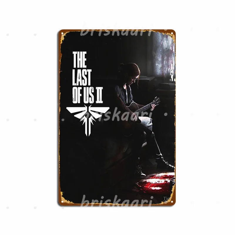 E3The Last Of Us Parte 2 Targhe In Metallo Pub Garage Decorazione Adesivo Decorazioni Murali Poster In Metallo