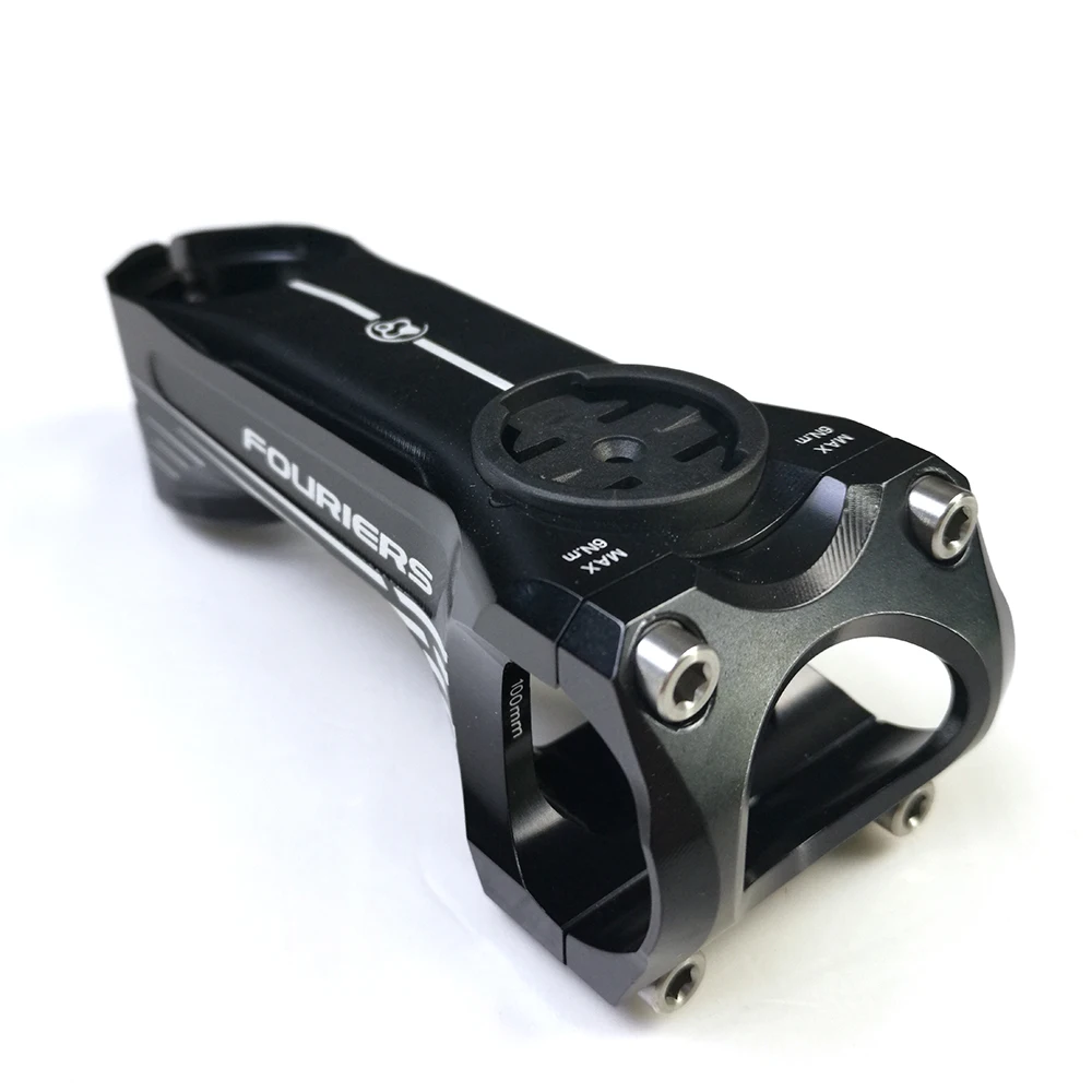 Fouriers AL6061-T6 полный ЧПУ MTB велосипед стволовых интегрированный Велоспорт Computermount для Garmin Edge MIO Bryton Wahoo - Цвет: 100mm
