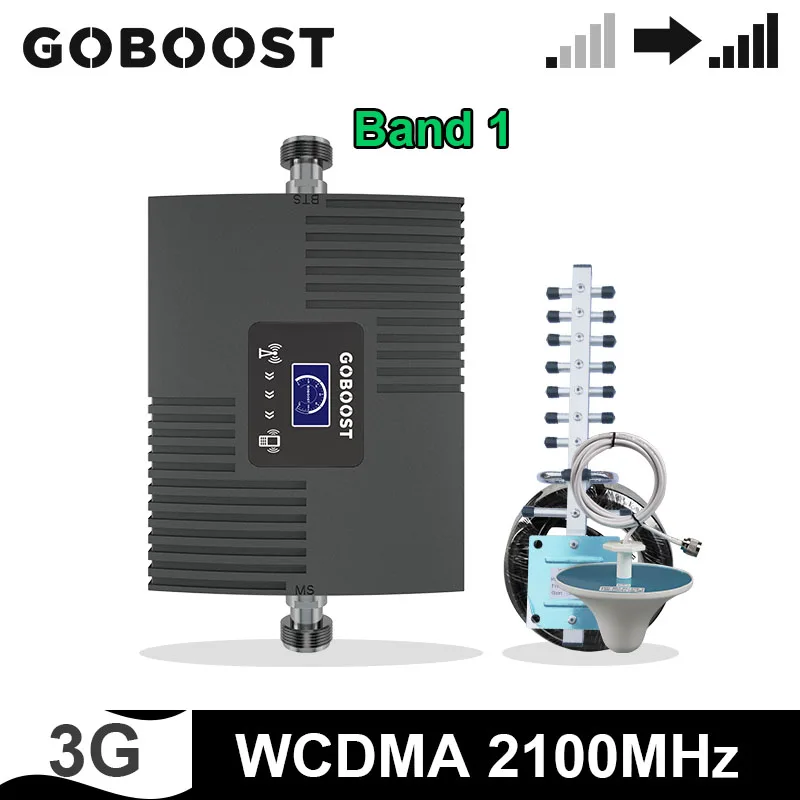 GOBOOST UTMS 3G ретранслятор сотовый усилитель сигнала 2100 МГц Мобильный телефон Yagi