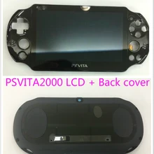 1 комплект черный ЖК-экран с рамкой+ Черная задняя крышка для PS Vita PSV psita 2000 psita2000 2xxx консоль