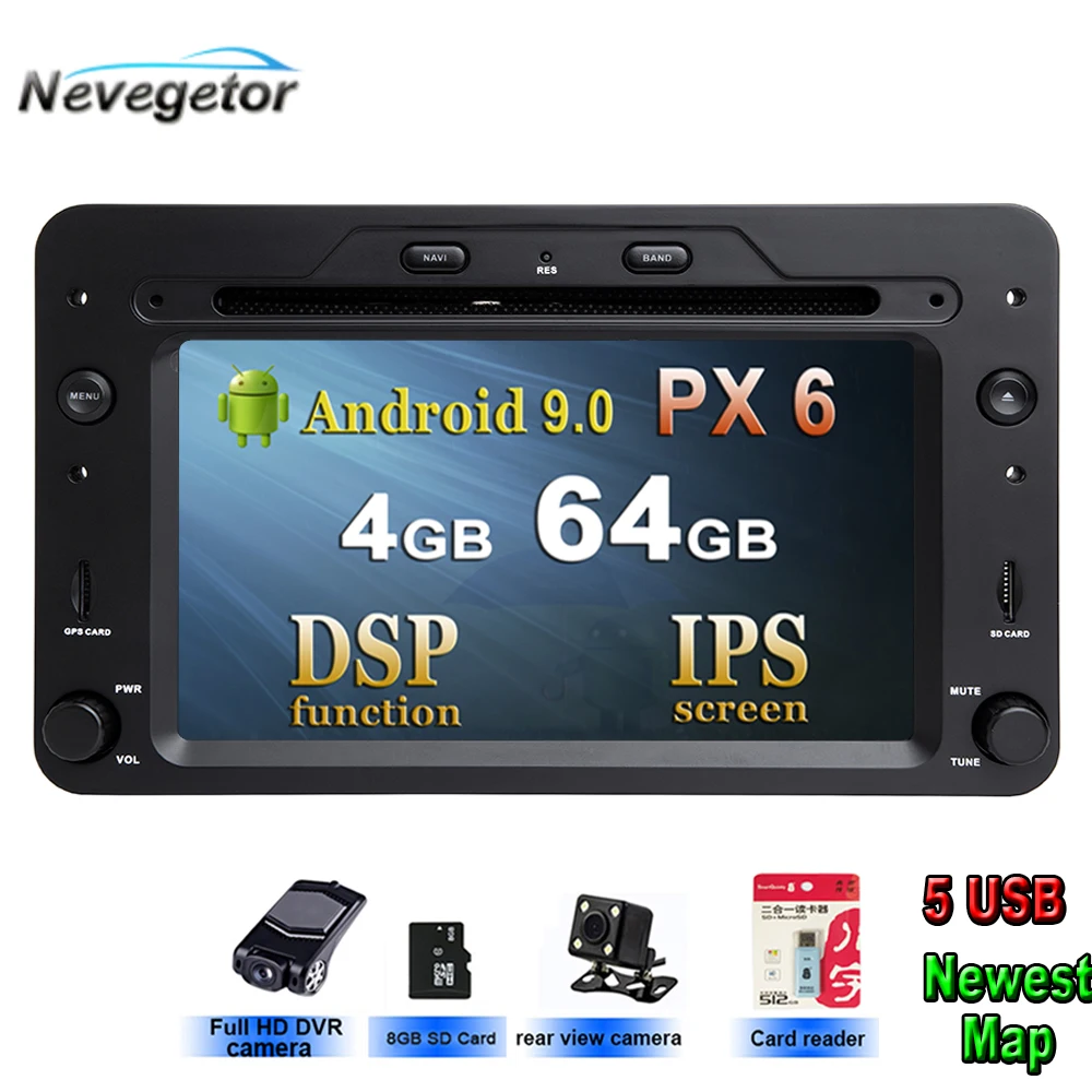 Автомобильный DVD плеер 5 usb для Alfa Romeo Spider 159 Brera Sportwagon GPS стерео аудио навигация Android
