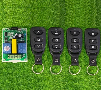 

AC 220 V 2 CH RF Wireless Remote Control switch Receiver+Transmitter tubular motor garage door projection screen shutters window