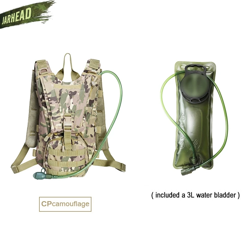 3l Molle Militare Tactical Hydrator Camping Camel Ramtion Camel Bag per Outdoor Cycling Water Bag Backpack 