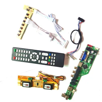 

For LTM190EX-L01/L05 T.V53 controller board VGA HDMI AV USB Remote+Inverter+keyboard 4CCFL 30Pin LVDS LCD display panel DIY kit