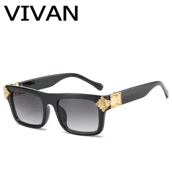 

Q8118 Sunglasses Women Men Luxury Brand Design Vintage Square Sun Glasses Gradient Black Lens Men Women Glasses Eyeglasses UV400