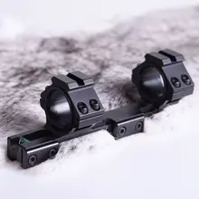 WESTHUNTER одна штука ласточкин хвост крепления 1 дюймов/30 мм ласточкин хвост прицел двойные кольца пузырьковый уровень Аксессуар для прицела крепления