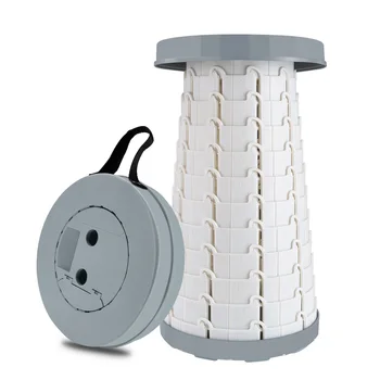 

LED Folding Stool with LED Light Portable Lantern 3 Modes Torch Folding Chair for Outdoor Activity Camping Lamp USB Charging